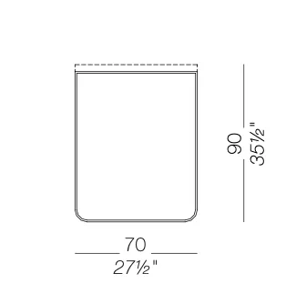 Lapalma Brunch Tischplatte / Höhe 90 cm