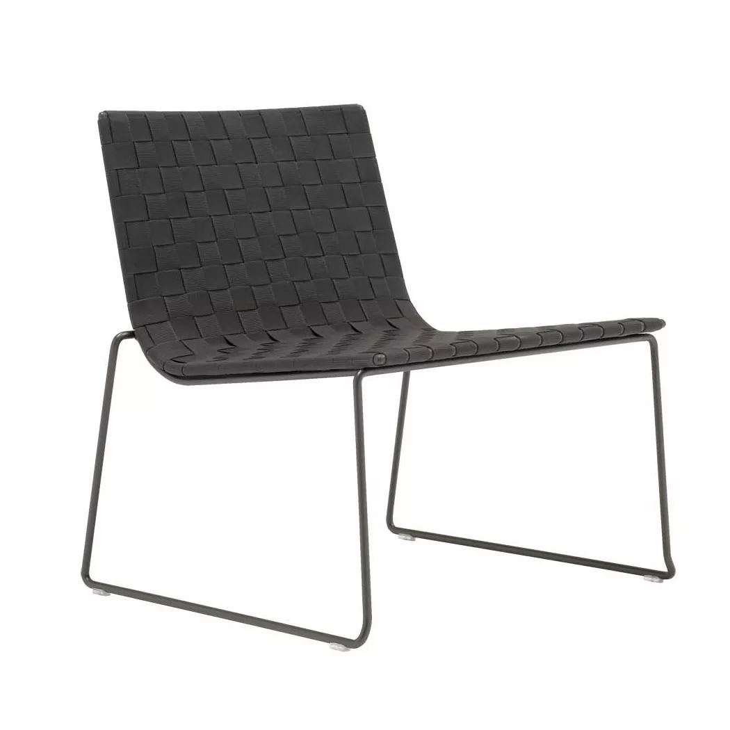 Andreu World Trenza Loungesessel • Gartensessel mit Kufengestell