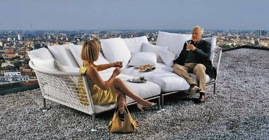 Coro Nest Sofa abgerundet, 90 cm Eckmodul 