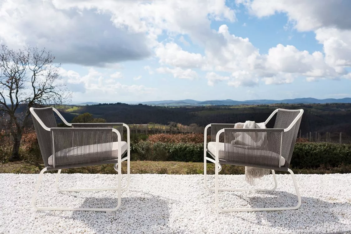 Roda Harp Loungesessel 768 • Geflecht Ø 7 mm