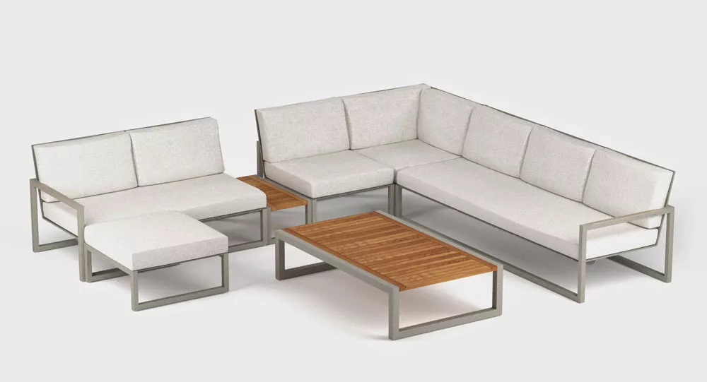 Royal Botania Ninix 3-er Loungesofa 233 cm 