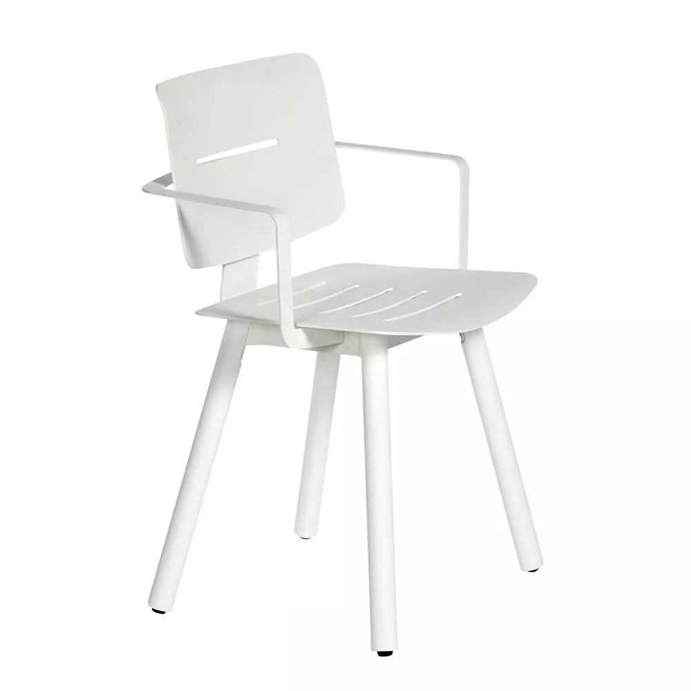 OASIQ COCO Armlehnstuhl • Gartenstuhl mit Aluminium Beinen