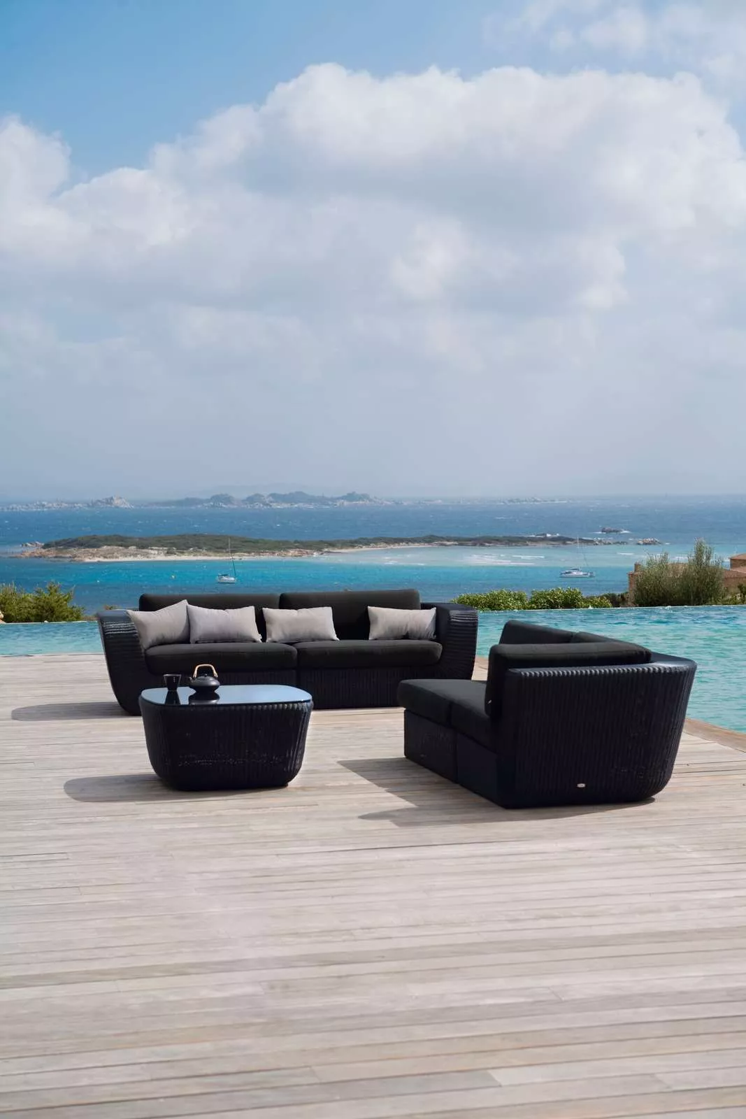 Cane-line Savannah Loungesofa Zweisitzer Modul links 135 cm