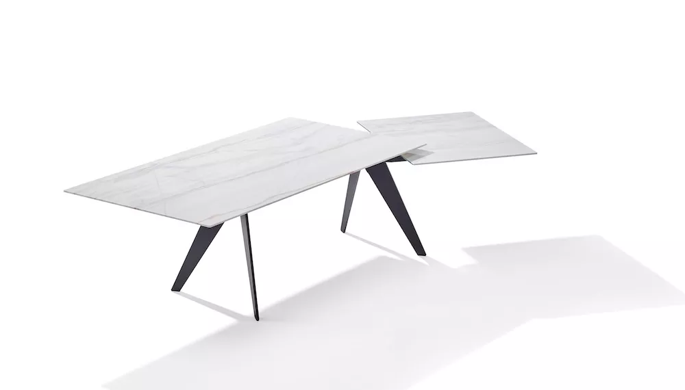 DRAENERT ATLAS Esstisch Naturstein • ausziehbar • verschiedene Größen