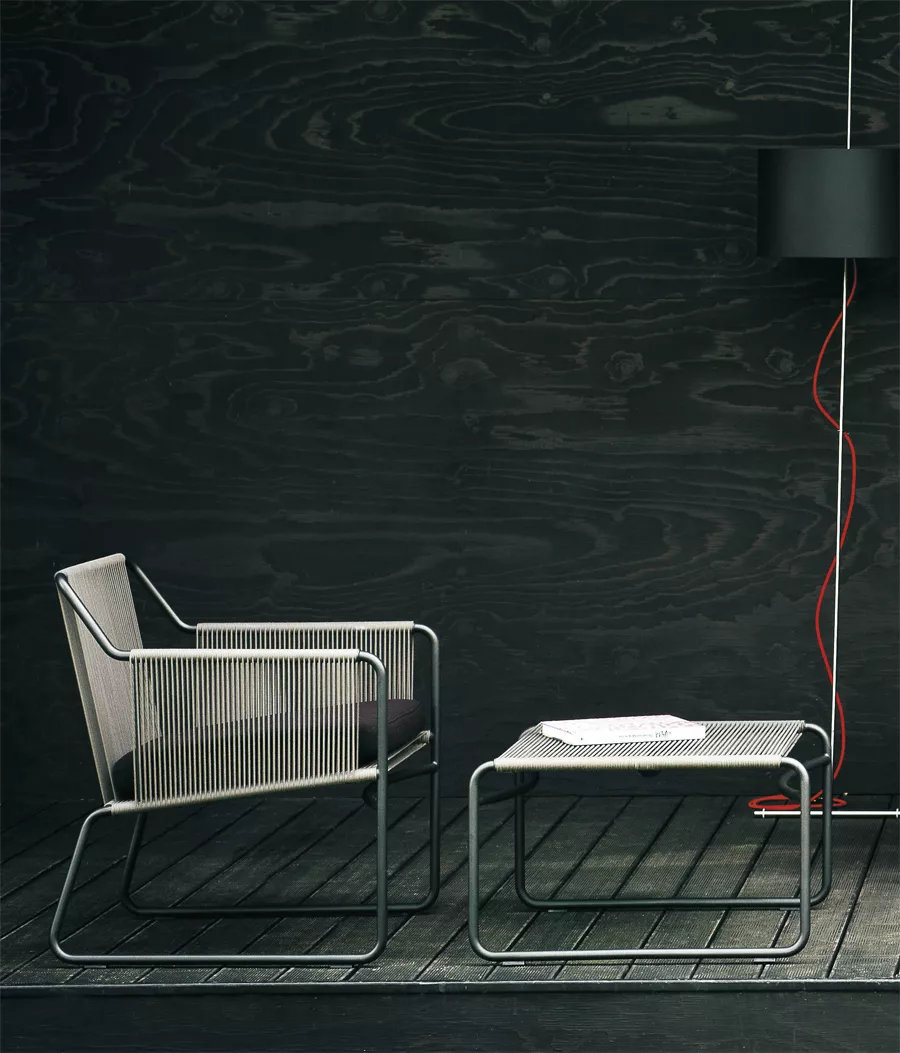 Roda Harp Loungesessel 768 • Geflecht Ø 7 mm