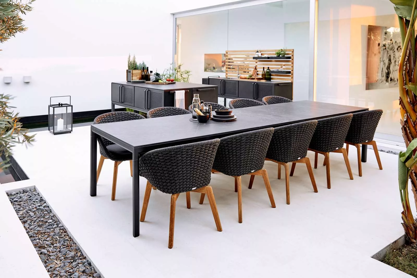 Cane-line Drop Gartentisch | Esstisch 200 cm 