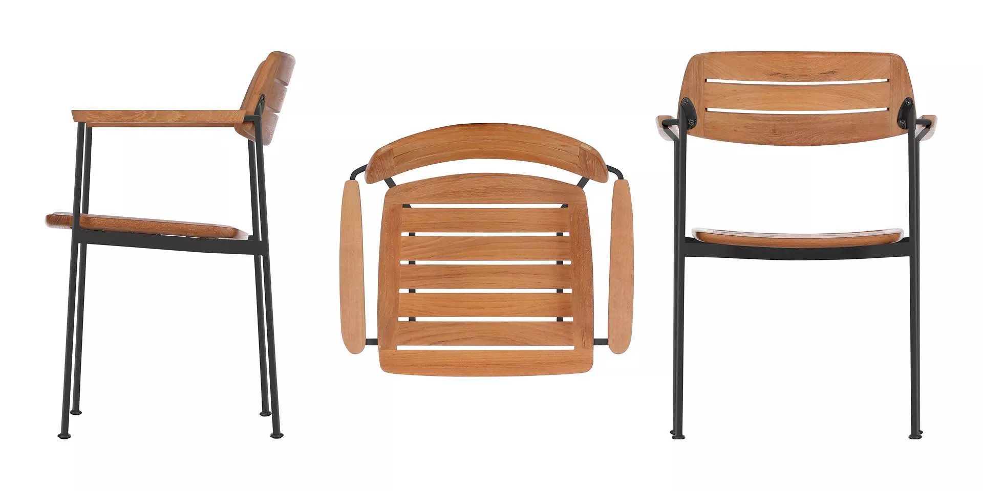 Barlow Tyrie Layout Gartenstuhl • Armlehnstuhl 60 × 53 cm