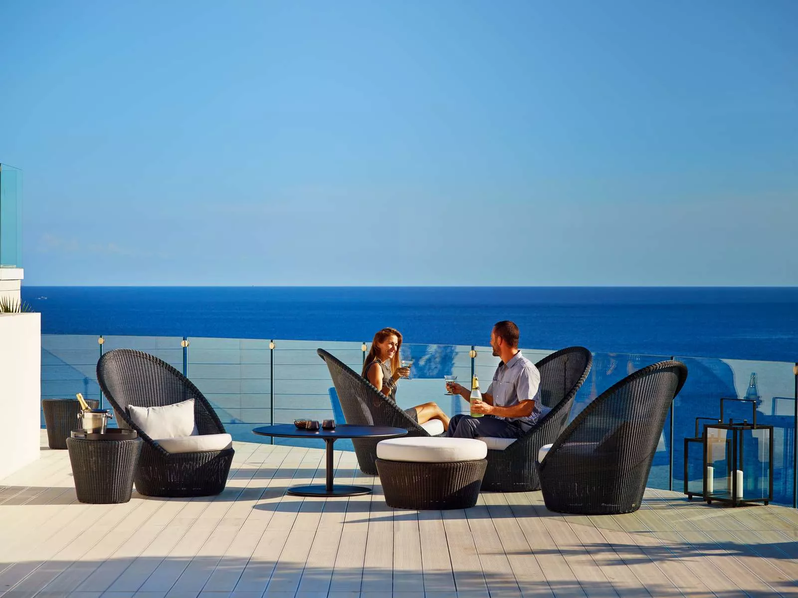 Cane-line Kingston Loungesessel Hochlehner 92 cm