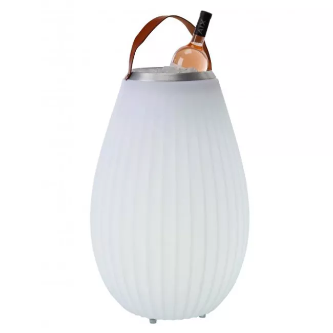 The Joouly® 3in1 - Outdoor-Leuchte, Bluetooth-Lautsprecher & Wine Cooler in einem, Größe "L" 65 cm, Ø 43/20 cm