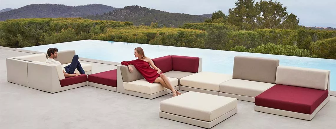 Vondom Pixel Loungesofa Endmodul links | Loungemodul 101 cm