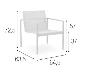 Royal Botania Red Label Alura Lounge Sessel, stapelbar