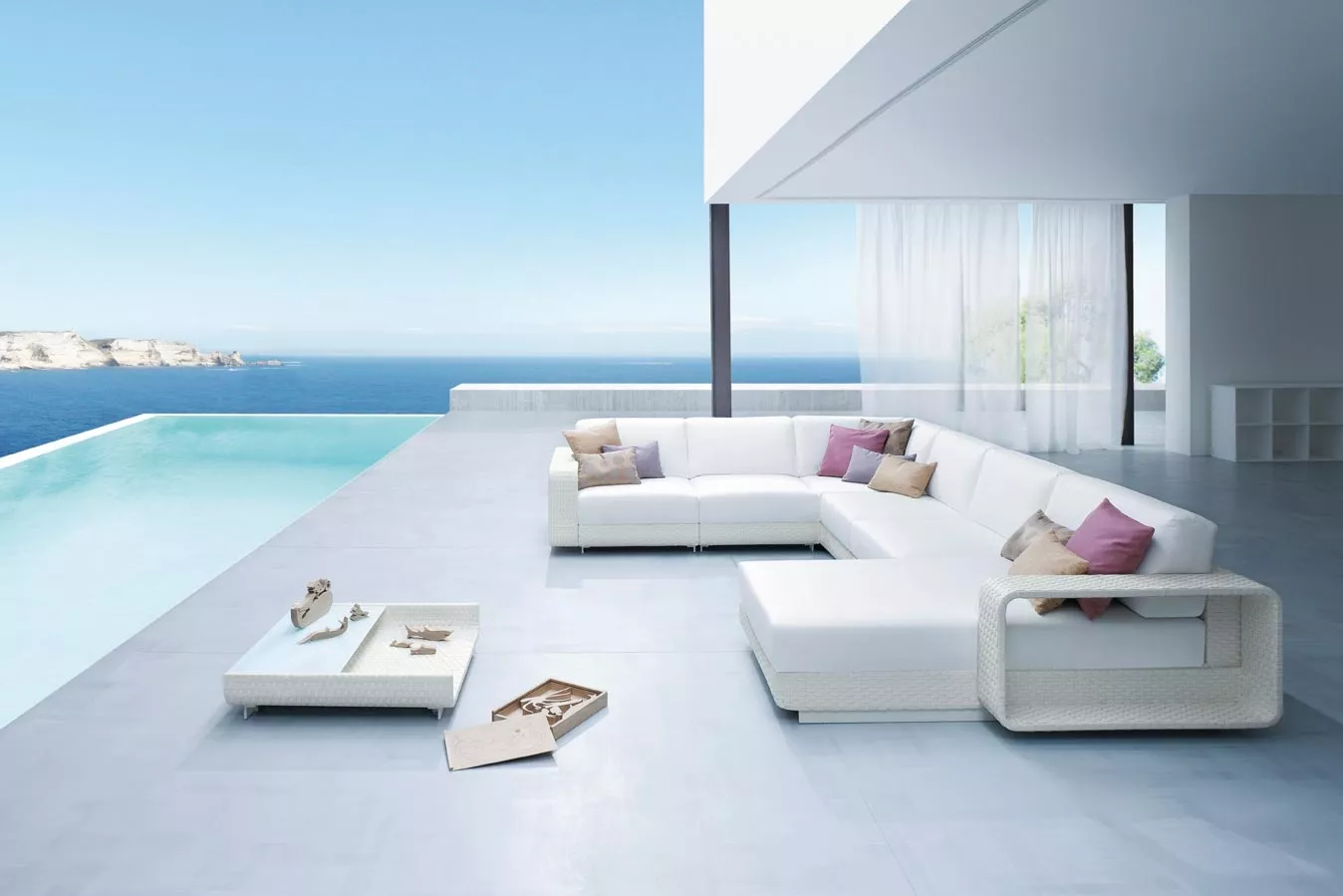 Roberti Hamptons Loungesofa 261 cm
