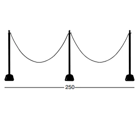 Zanotta • SERVOSTOP • Trennwandsystem • Absperrung