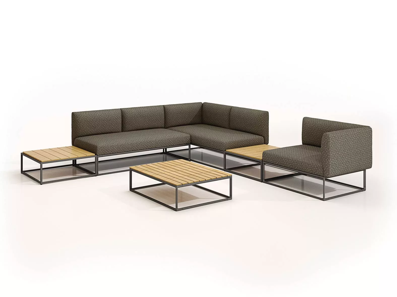 Gloster Maya Loungehocker • Loungemodul 75 cm