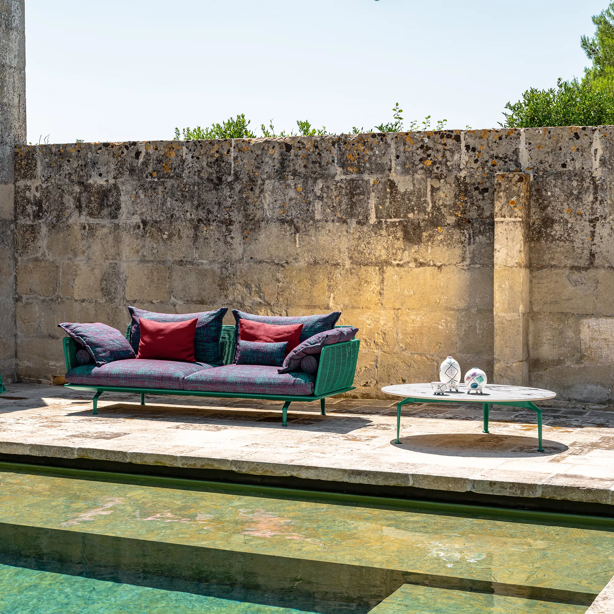 Talenti CRUISE Alu Loungemodul 229cm rechts • niedrige Armlehne