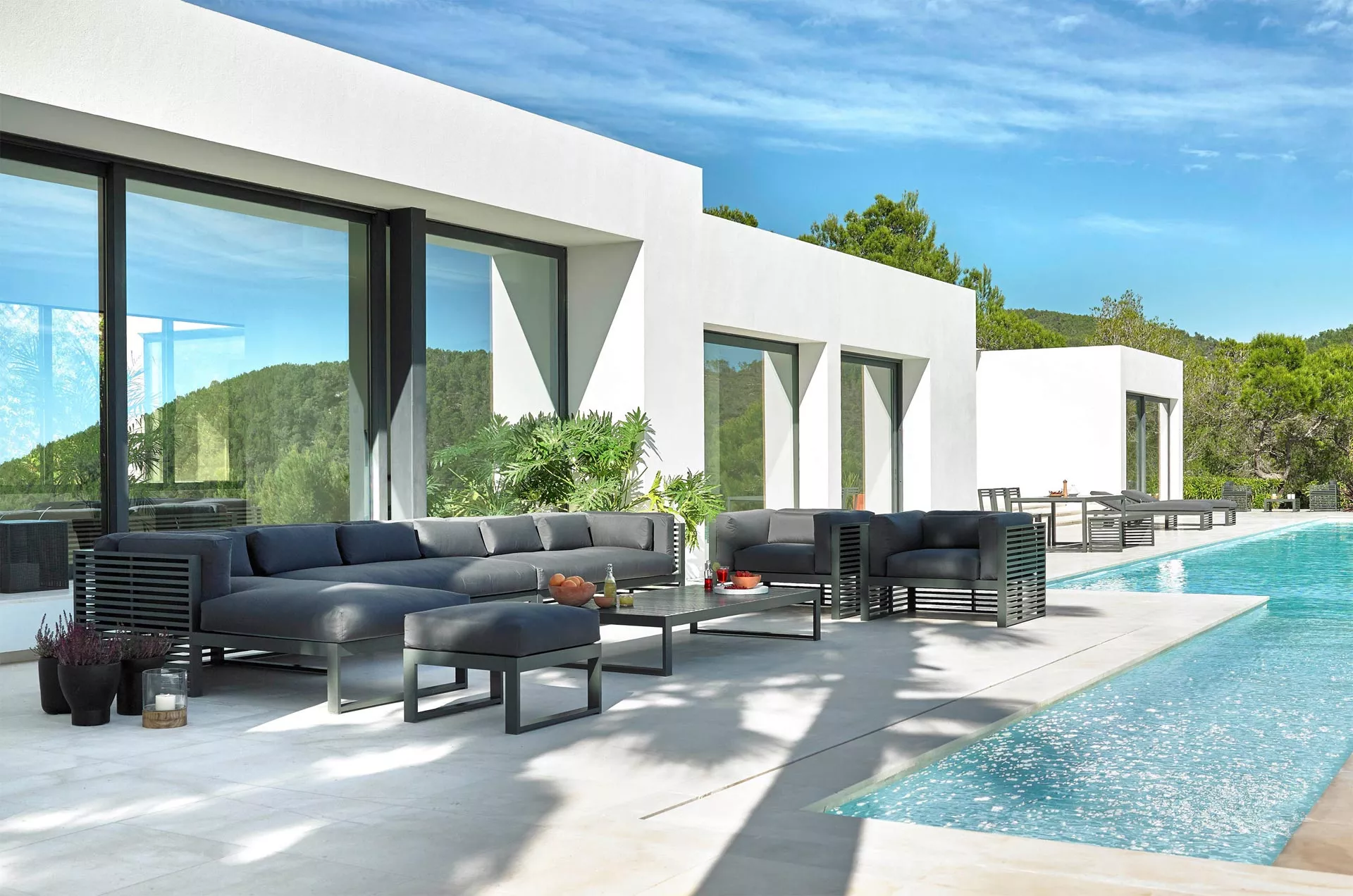 GANDIA BLASCO DNA Loungesofa Eckmodul links 6 • 88 × 88 cm