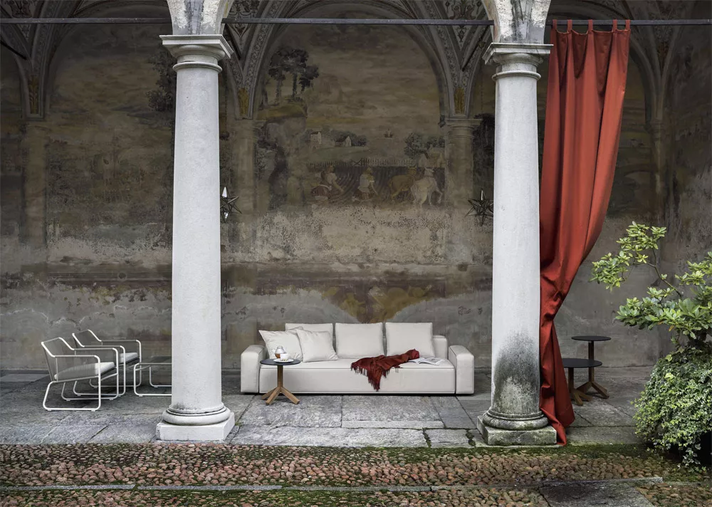 Roda Dandy Gartensofa • Loungemodul 001 + 004 • 225 × 97 cm