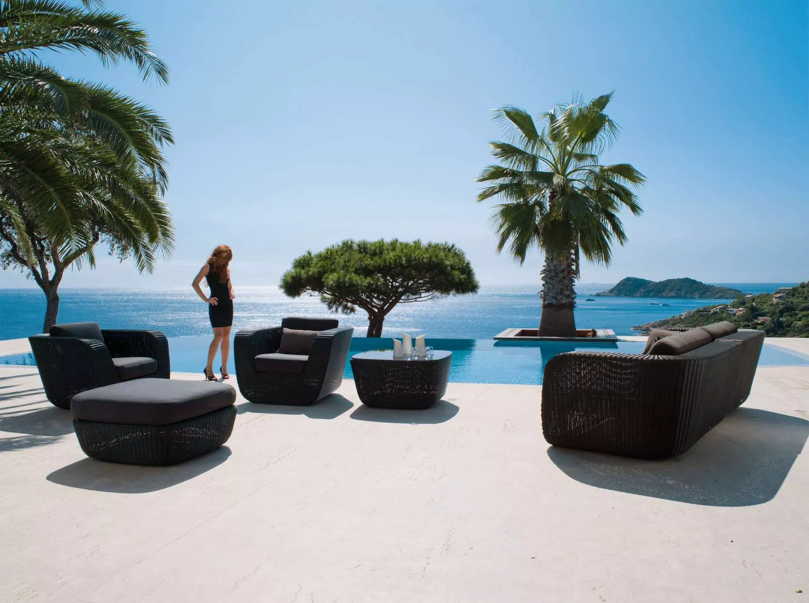 Cane-line Savannah Loungesofa Zweisitzer Modul links 135 cm