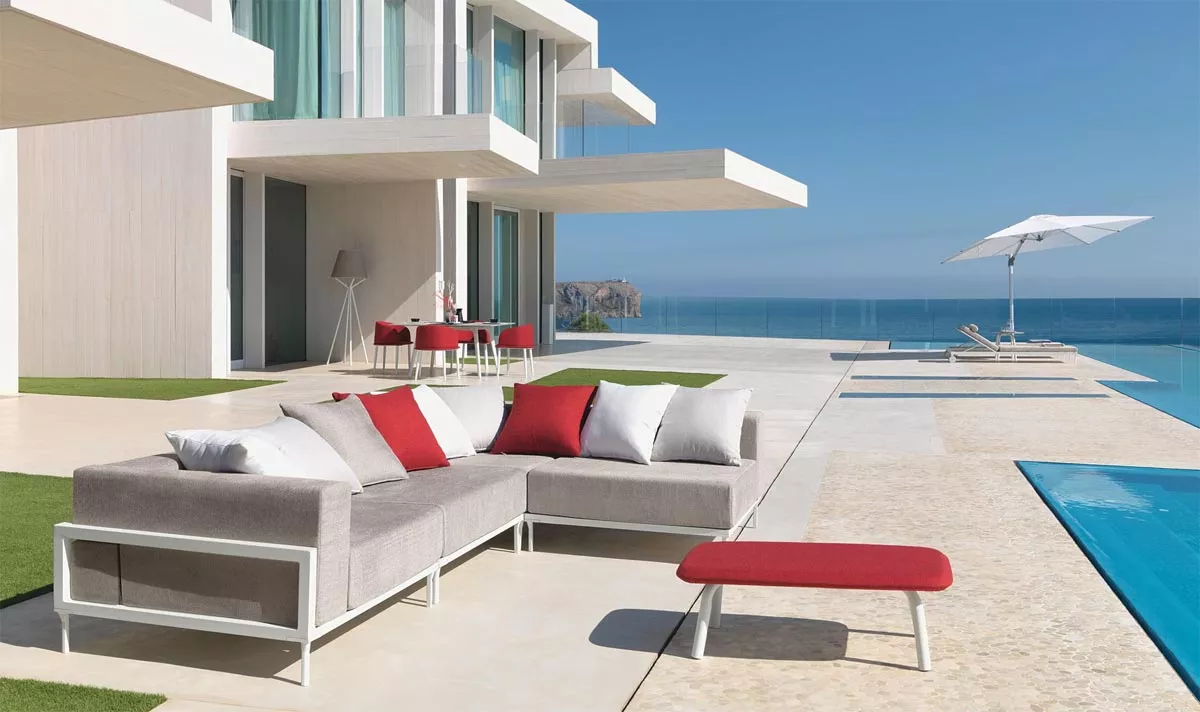 Talenti CLEO Alu Kaffeetisch • Loungetisch Ø 100 cm