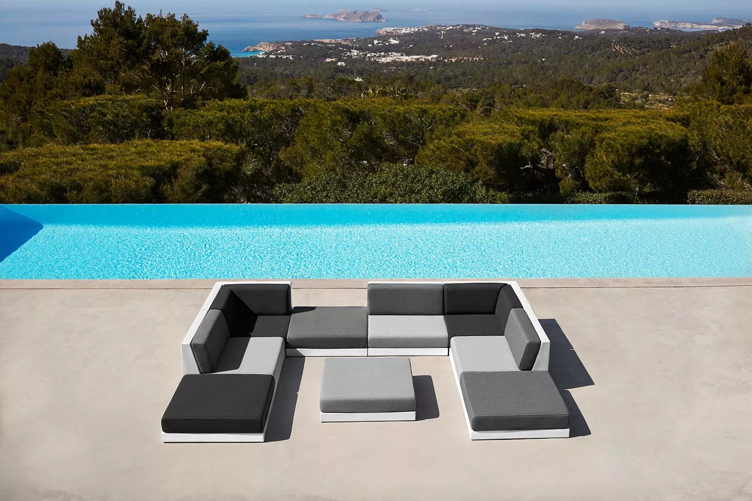 Vondom Pixel Loungesofa Endmodul links | Loungemodul 101 cm