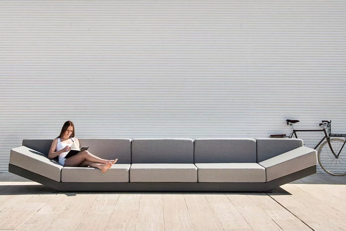 Calma Alat Alu Loungesofa 450 cm