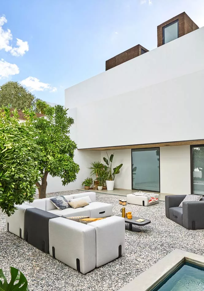 Conmoto Miami Loungesessel • Gartensessel 123 × 92 cm 