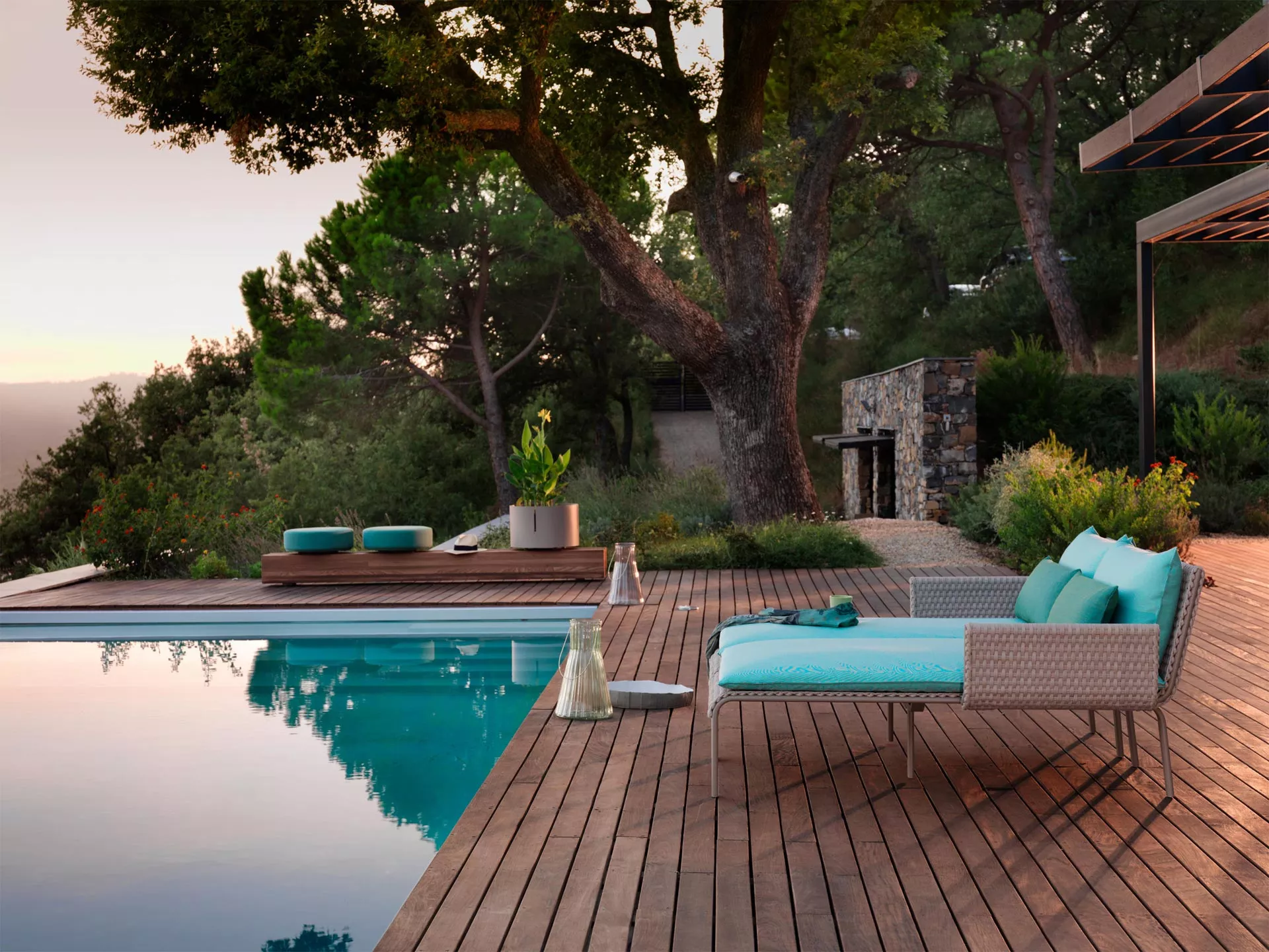 Roberti Key West Loungetisch / Clubtisch 74 × 72 cm 