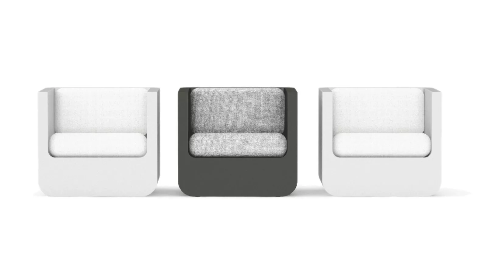 Vondom Ulm Loungemodul links 81 cm