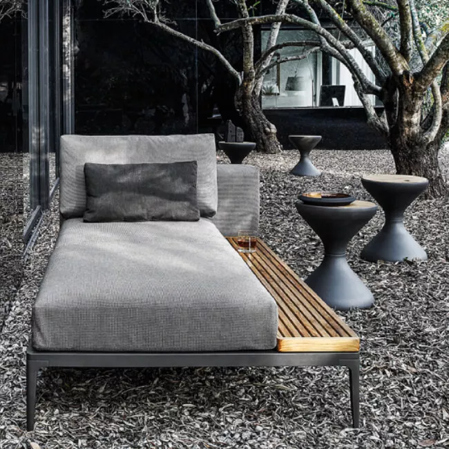 Gloster Grid Endmodul mit Keramik Ablage | L+R