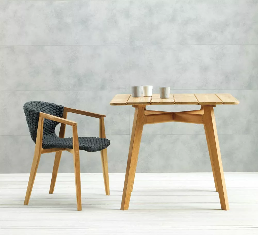 Ethimo Knit Esstisch | 90 x 90 cm