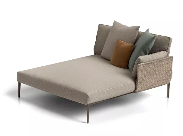 Talenti LEAF Loungesofa XL SX Modul • Recamiere inkl. Polster