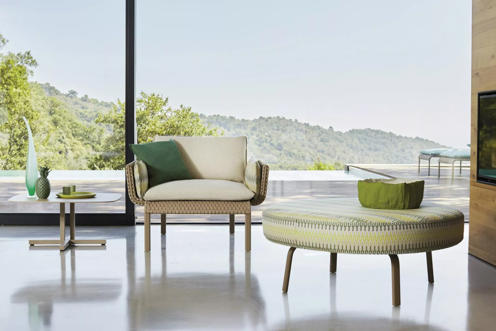 Roberti Key West Loungetisch / Kaffeetisch 74 × 72 cm 