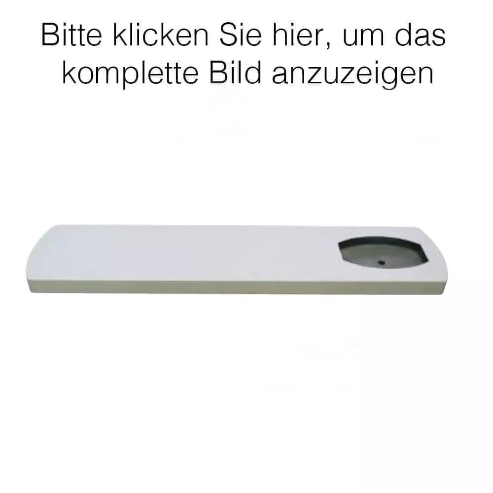 Mit Stahlballast und Abdeckung