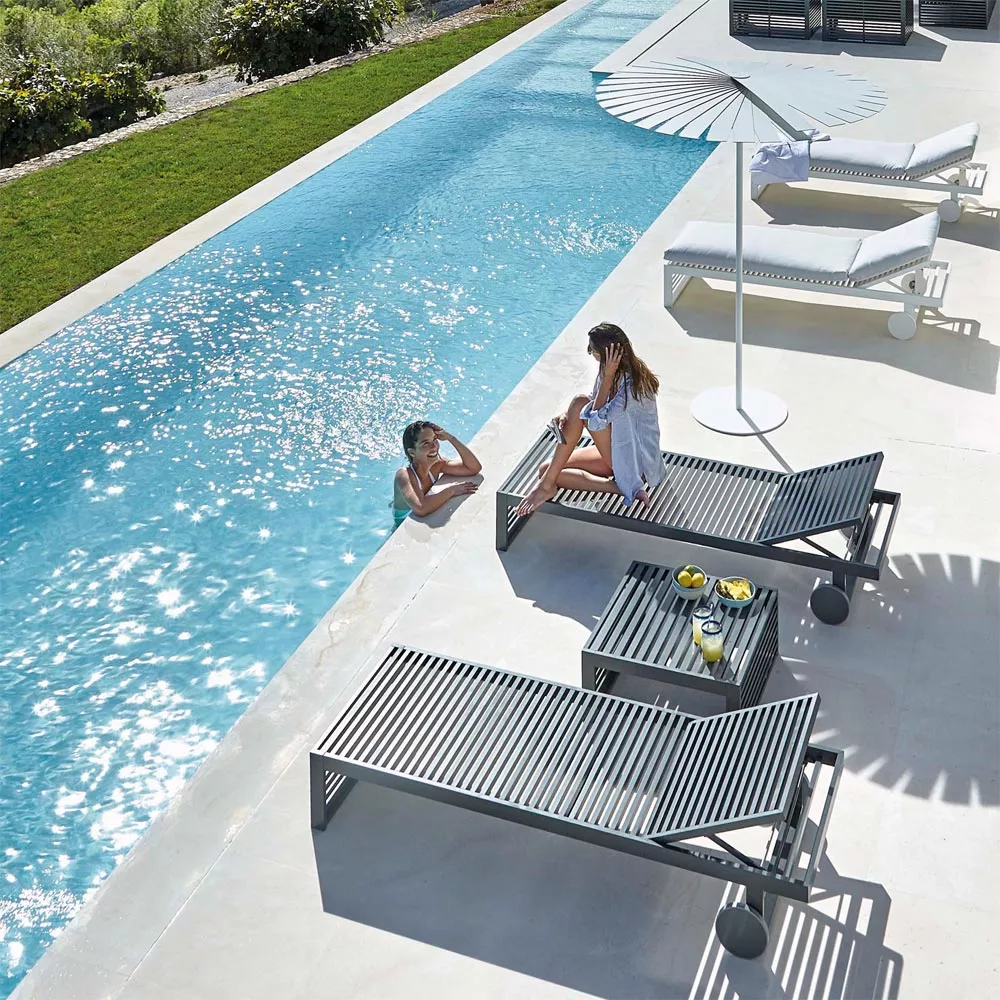 GANDIA BLASCO DNA Sonnenliege • Gartenliege 198 × 140 cm