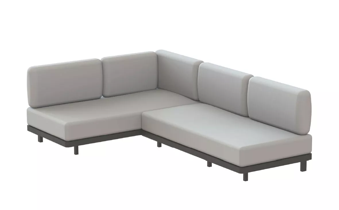 Royal Botania Red Label • Alura Lounge Ecksofa 01 • 245 cm rechts/links