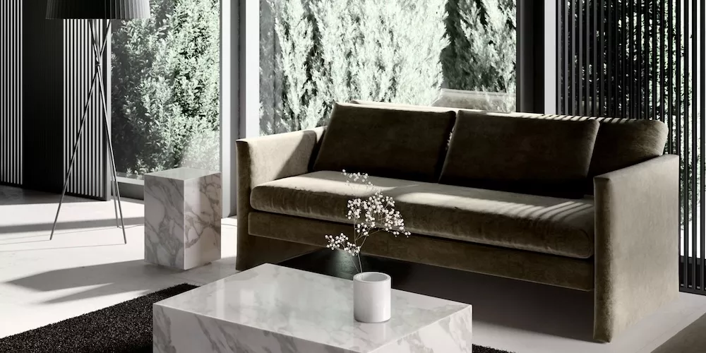 DRAENERT QBIC Beistell-/Couchtisch Naturstein • verschiedene Größen 