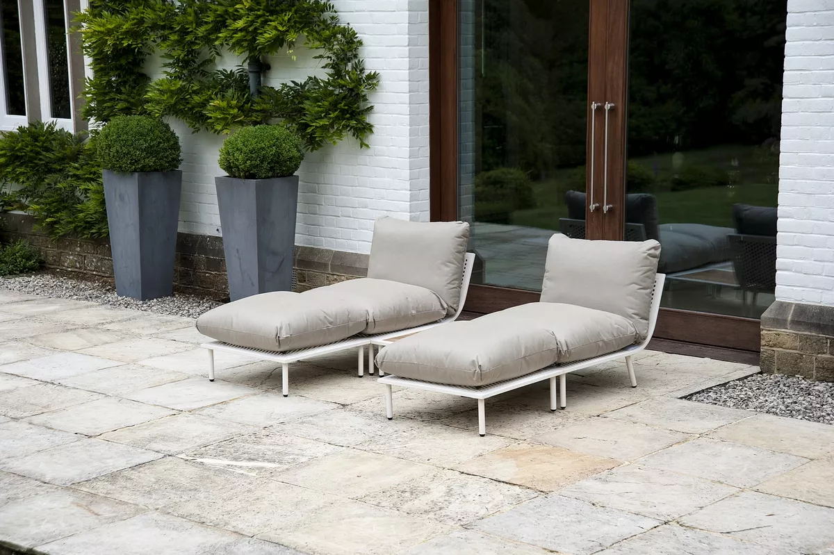 Alexander Rose Beach Loungesofa Mittelmodul mit Kissen