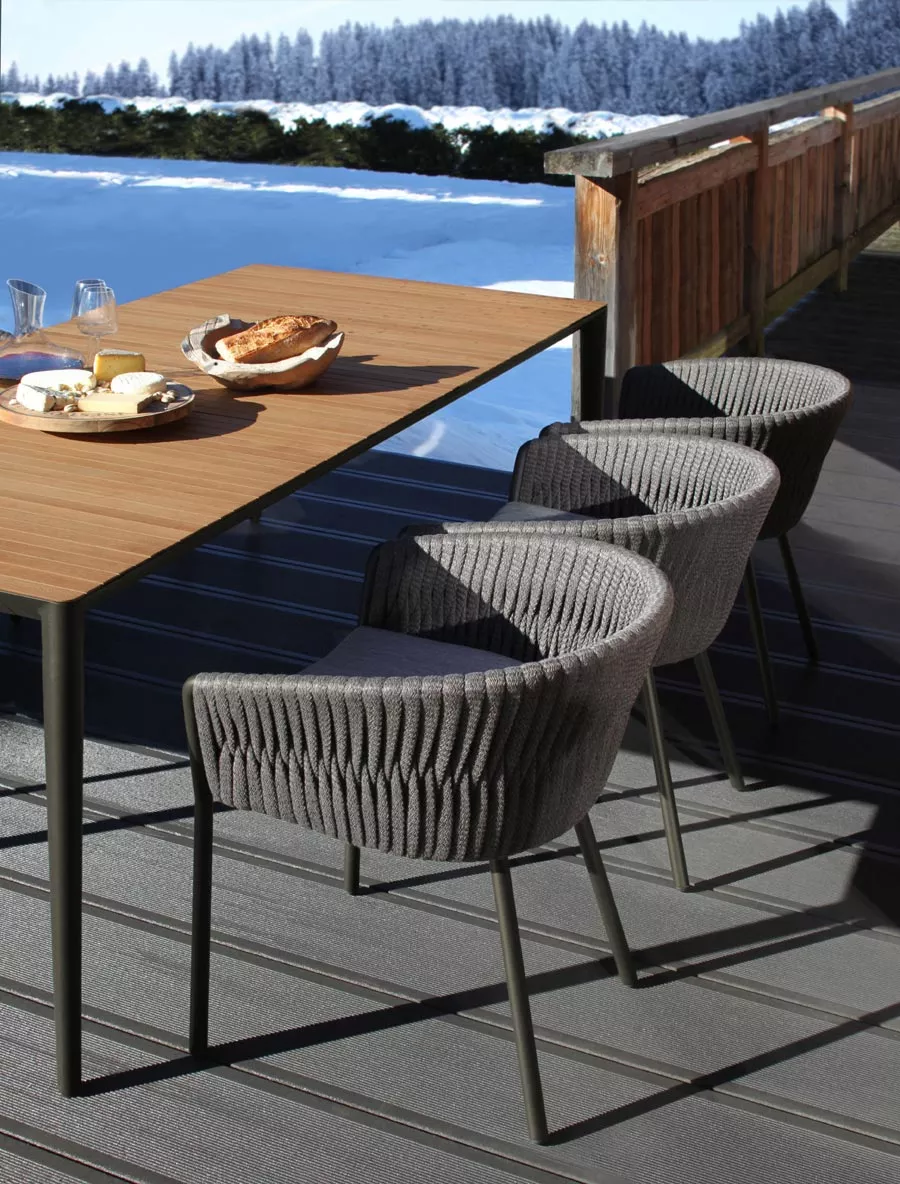 Royal Botania U-Nite Gartentisch 220 × 100 cm