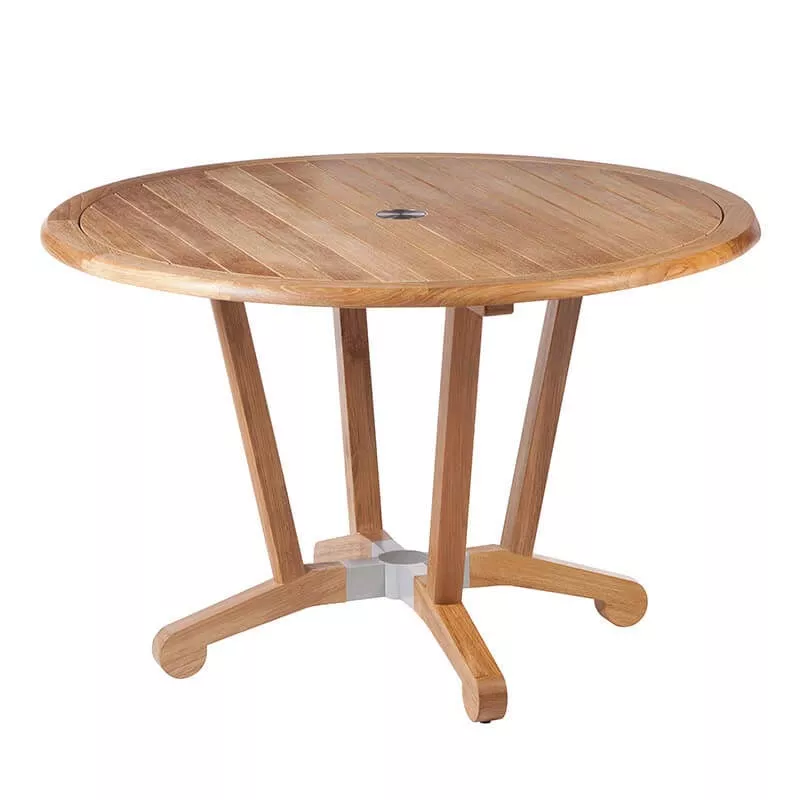 Barlow Tyrie Runder Gartentisch Chesapeake Ø 115 cm 