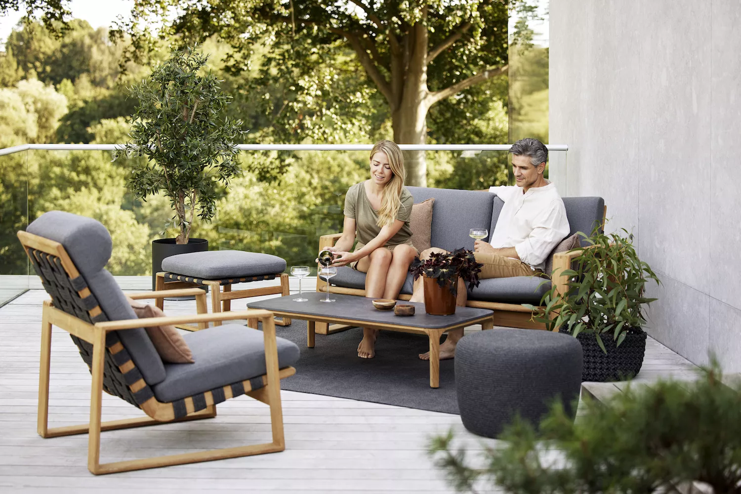 Cane-line Endless Soft Loungesessel