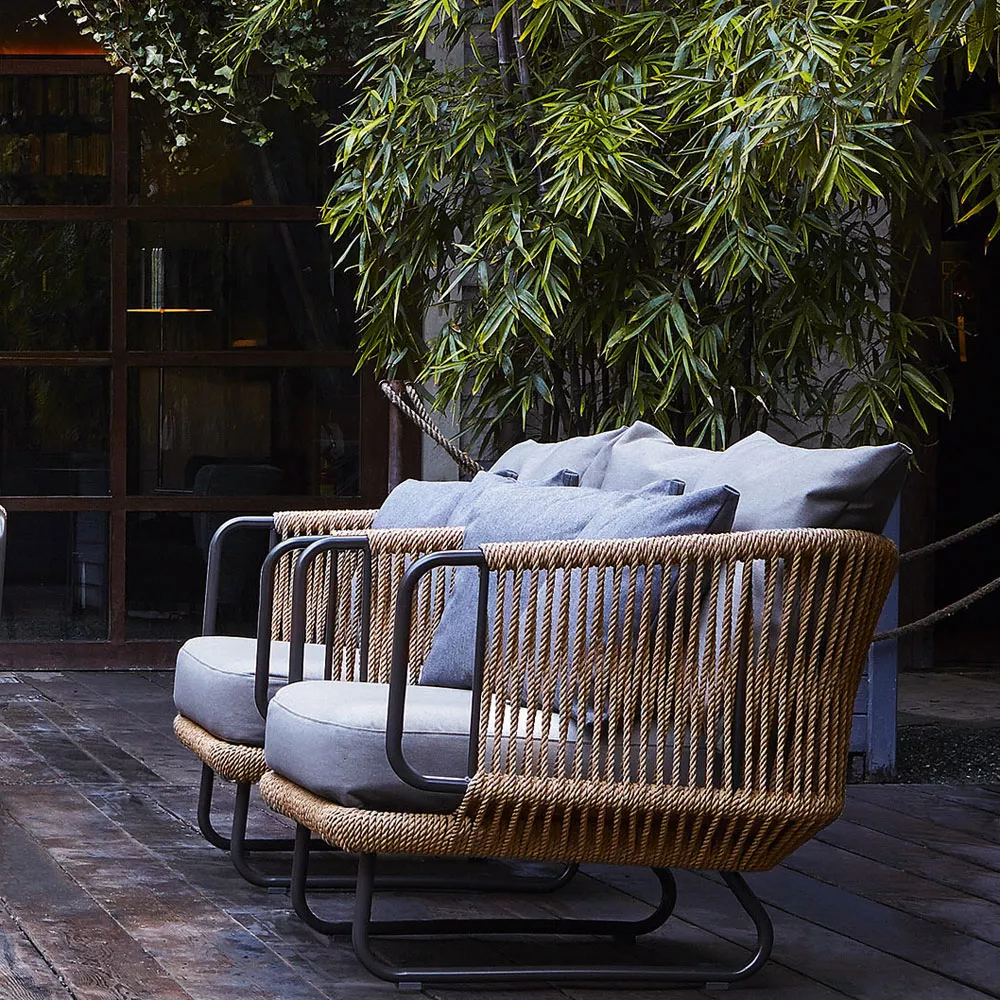 Varaschin Babylon Loungesessel 92 cm inkl. Kissen Set