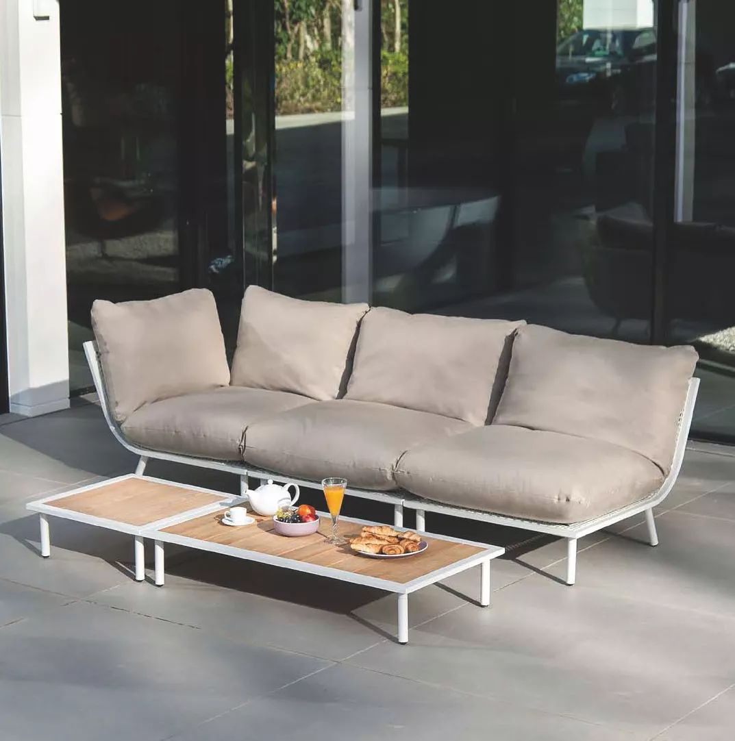 Alexander Rose Beach Loungesofa Mittelmodul mit Kissen
