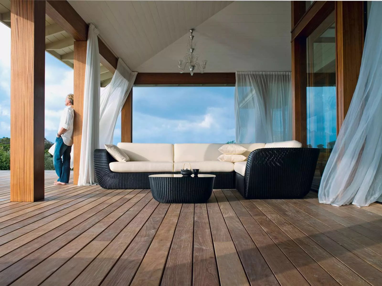 Cane-line Savannah Loungesofa Zweisitzer Modul links 135 cm