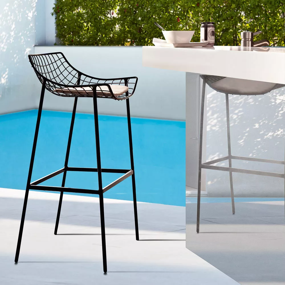 Varaschin Summer Set Barstuhl • H 87 / 100 cm • inkl. Sitzkissen