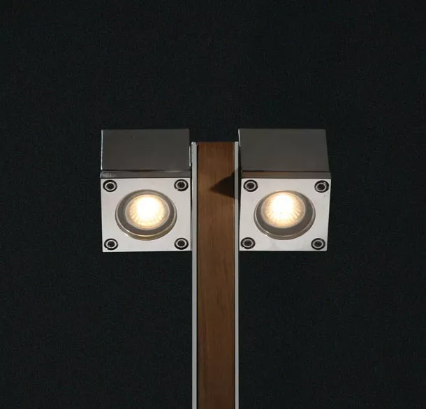 Royal Botania Q-BIC Leuchte 60 cm, Edelstahl