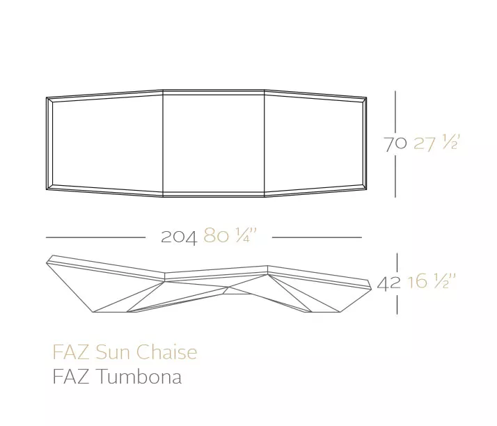 Vondom Faz Lounge Sonnenliege