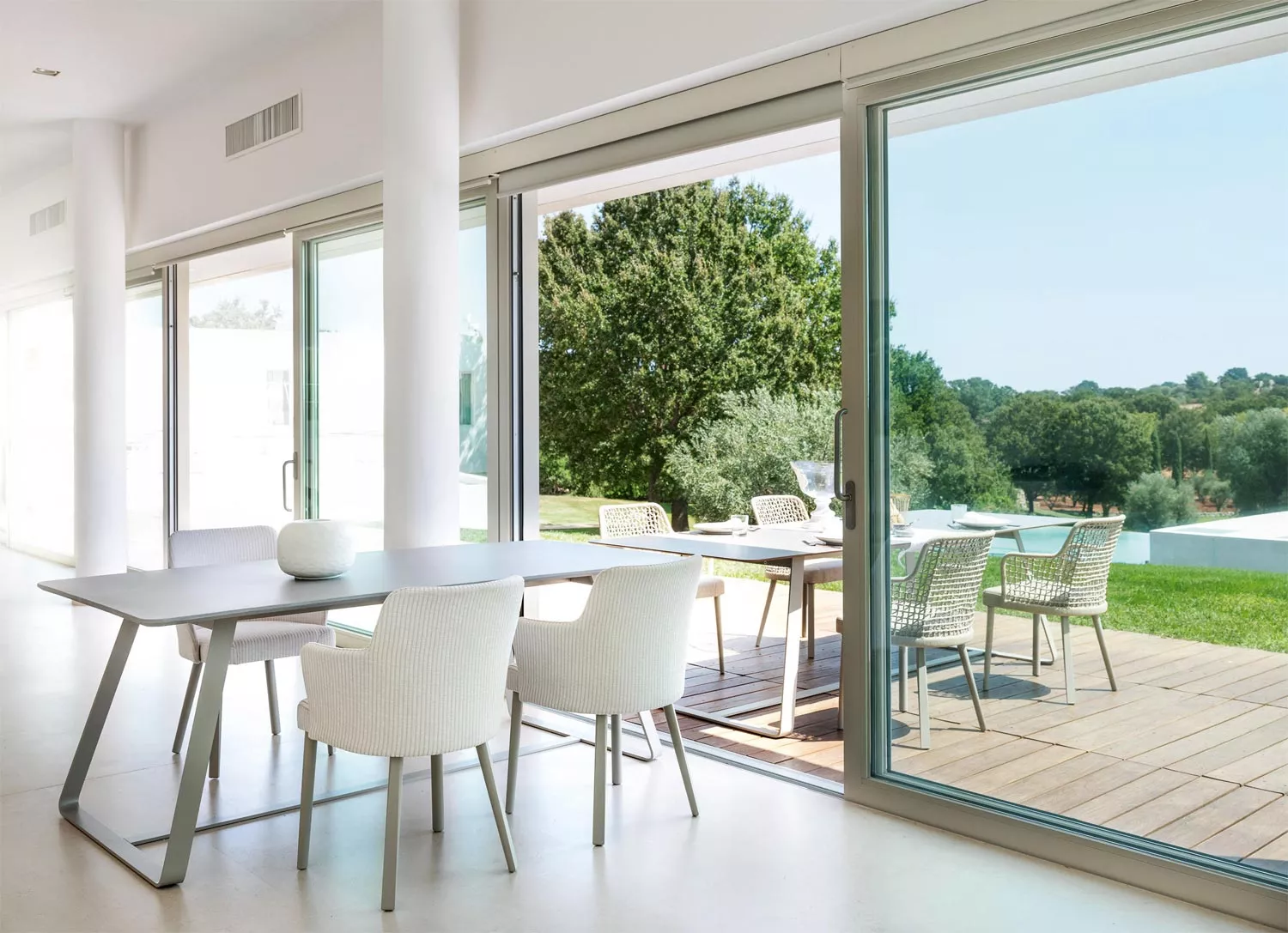 Varaschin Emma Armlehnstuhl 57 cm • Sunbrella / Aluminiumbeine 