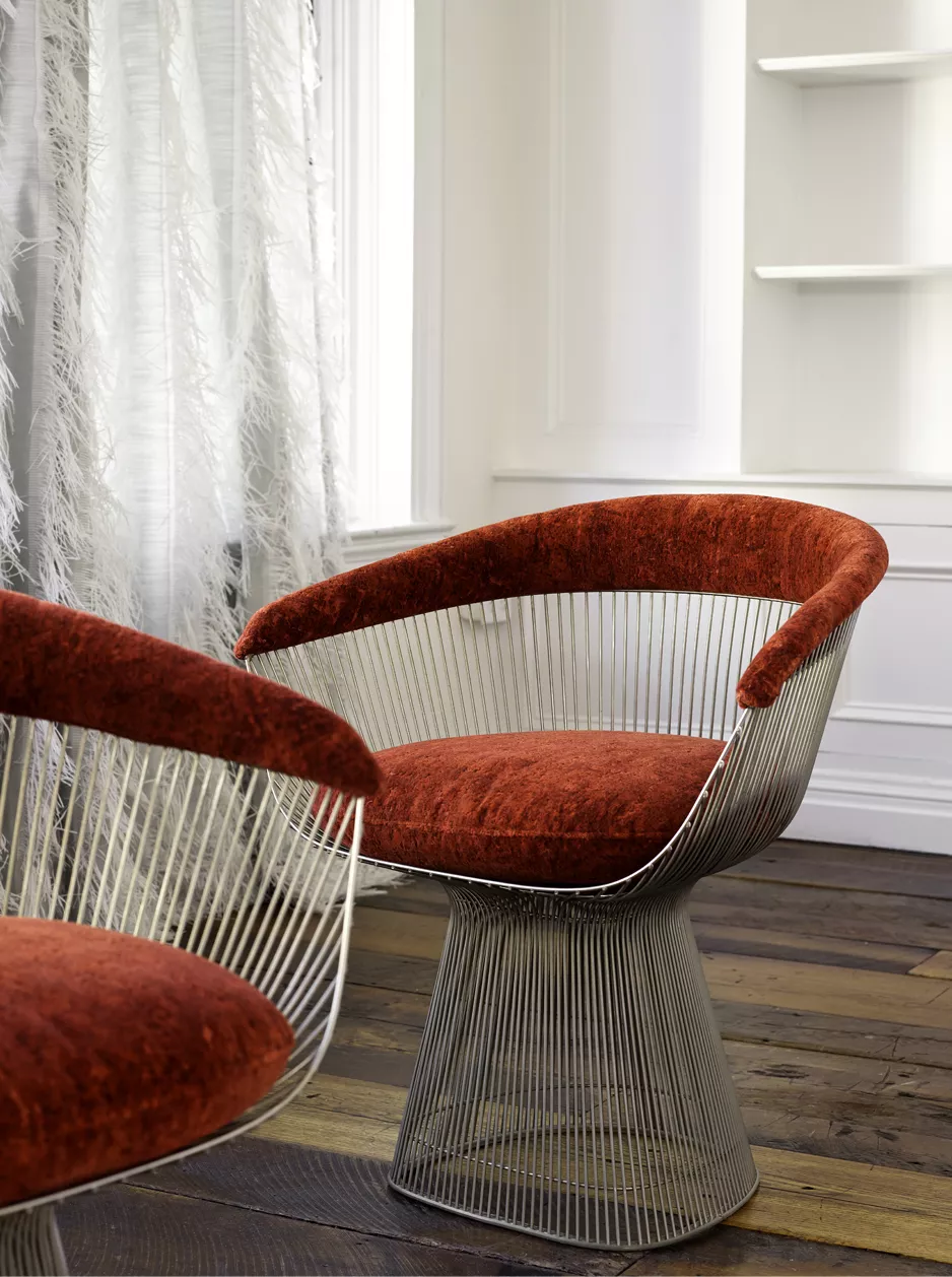 Knoll International • Platner • Armlehnensessel Klein • 74 x 57 x 76cm • Nickel poliert
