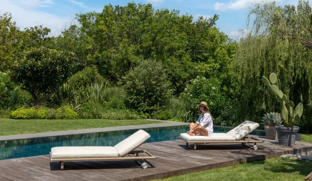 Talenti GEORGE Sonnenliege 201 cm • inklusive Polster