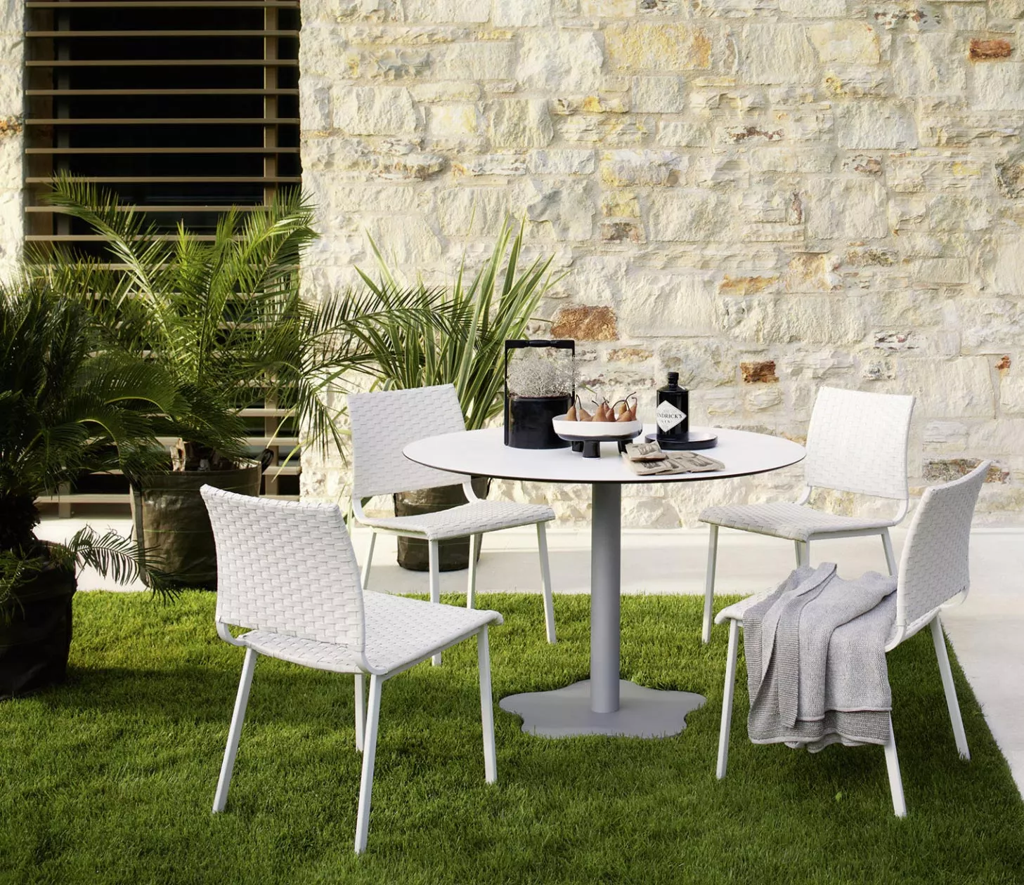 Roberti Samba Rio Bartisch konfigurierbar, rund HPL 80 und 100 cm